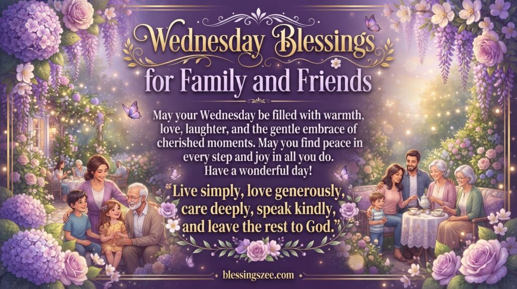 Wednesday Blessings for Family and Friends