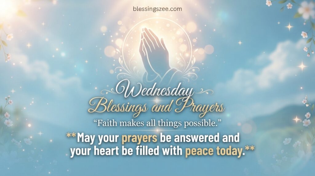 Wednesday Blessings and Prayers