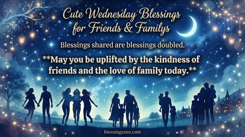 Cute Wednesday Blessings for Friends & Family