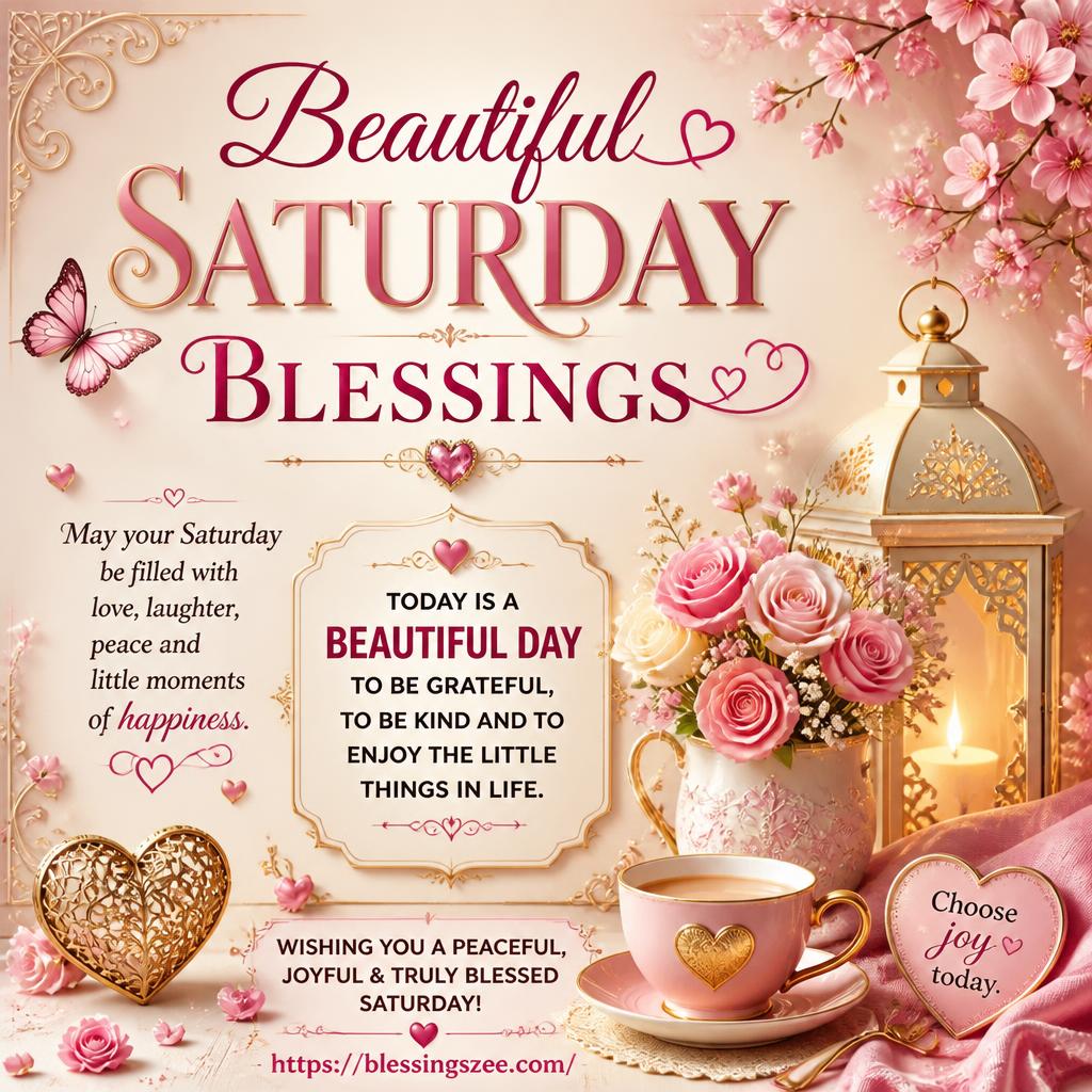 Beautiful Saturday Blessings