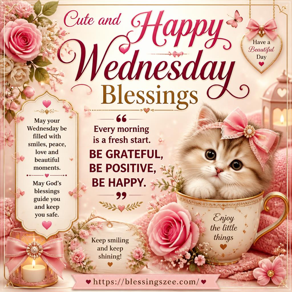 Cute and Happy Wednesday Blessings