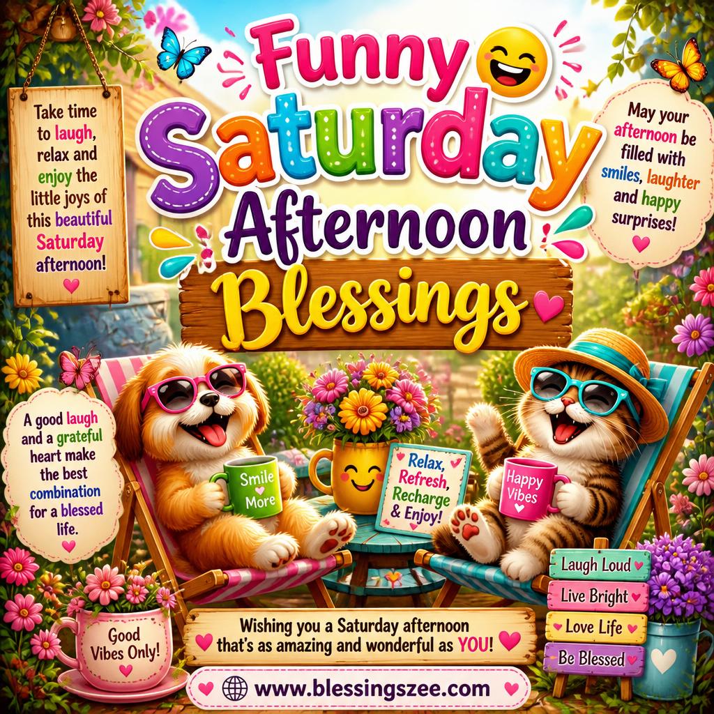 Funny Saturday Afternoon Blessings