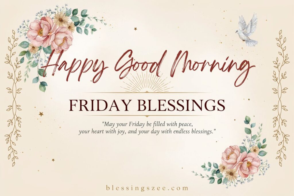 Happy Good Morning Friday Blessings