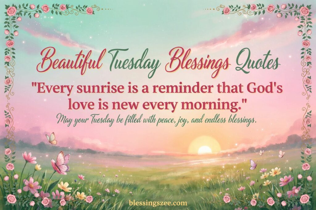 Beautiful Tuesday Blessings Quotes