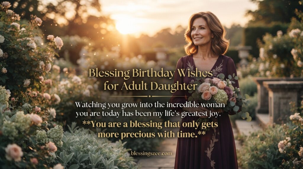 Blessing Birthday Wishes for Adult Daughter