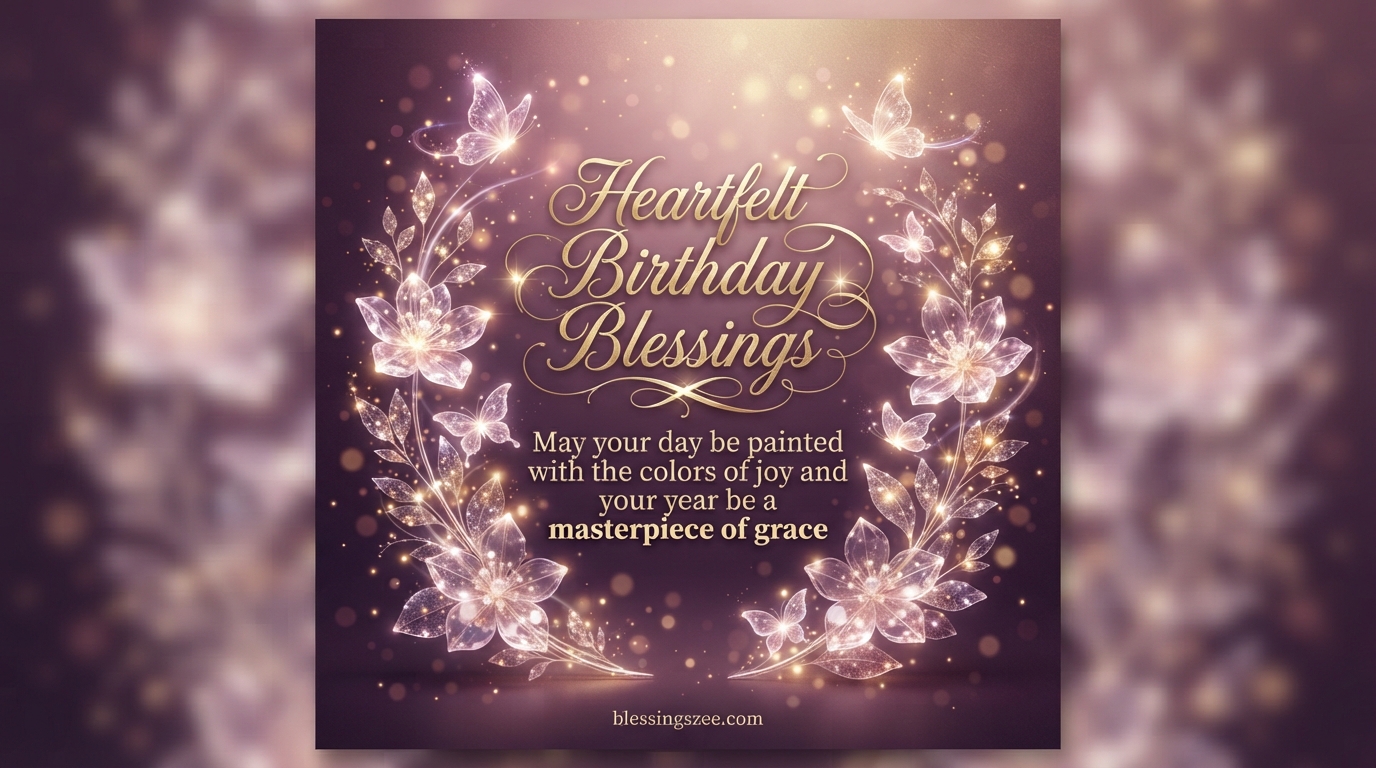 Heartfelt Birthday Blessings