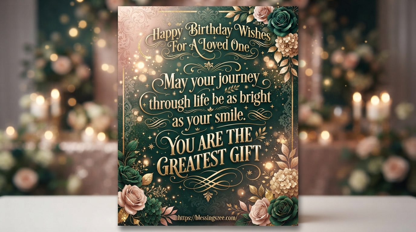 Happy Birthday Wishes For A Loved One