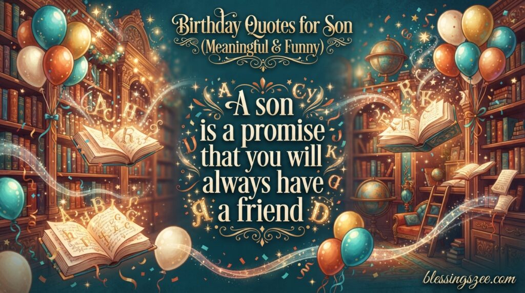 Birthday Quotes for Son (Meaningful & Funny)