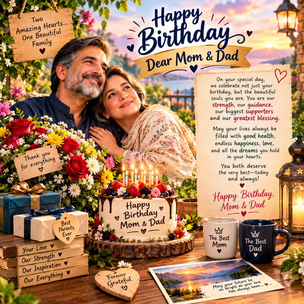 Best Birthday Quotes for Mom and Dad