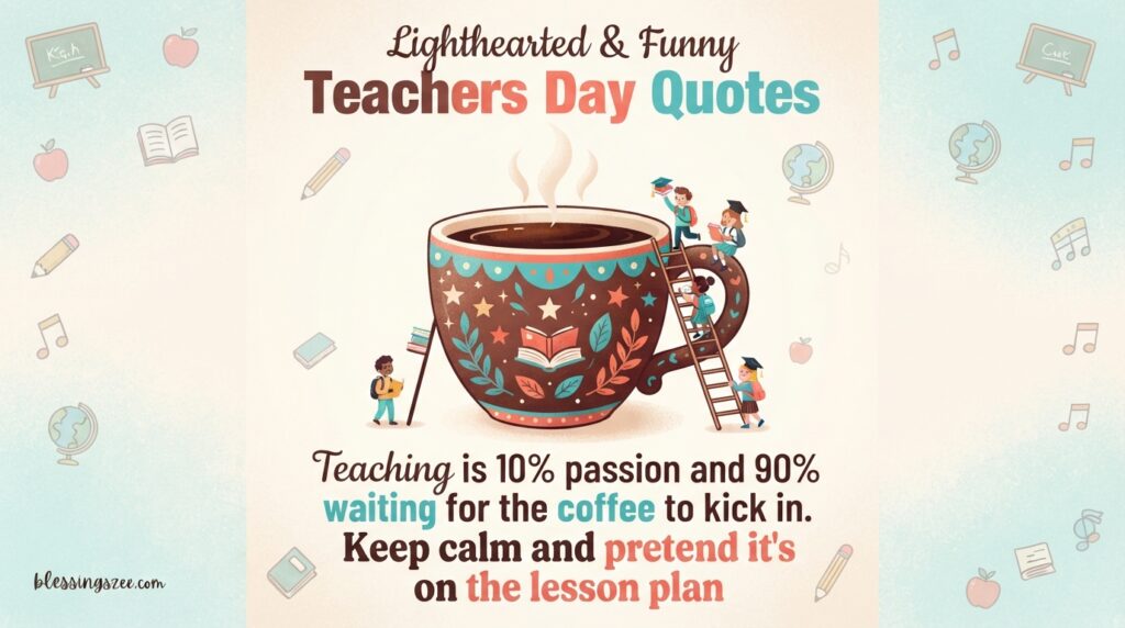 Lighthearted & Funny Teachers Day Quotes
