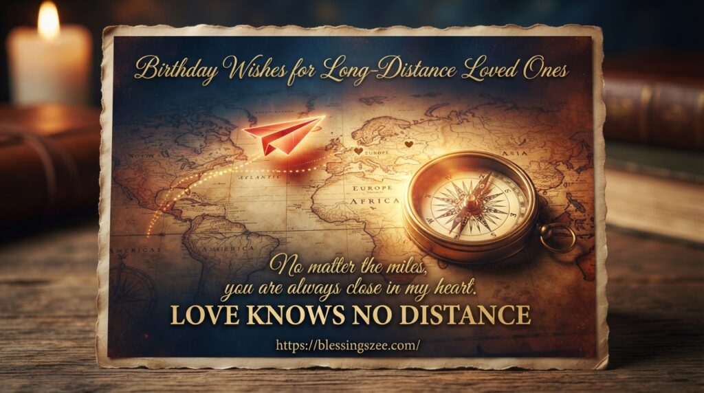 Birthday Wishes for Long-Distance Loved Ones