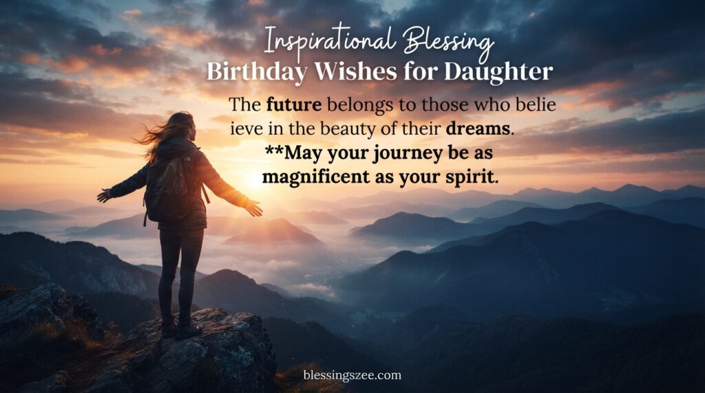 Inspirational Blessing Birthday Wishes for Daughter