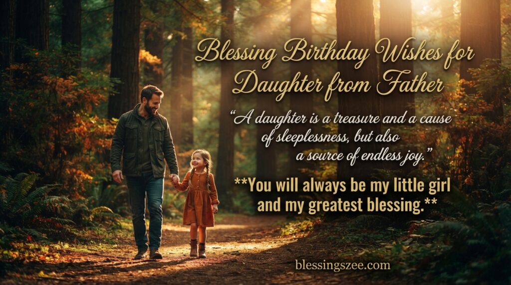 Blessing Birthday Wishes for Daughter from Father