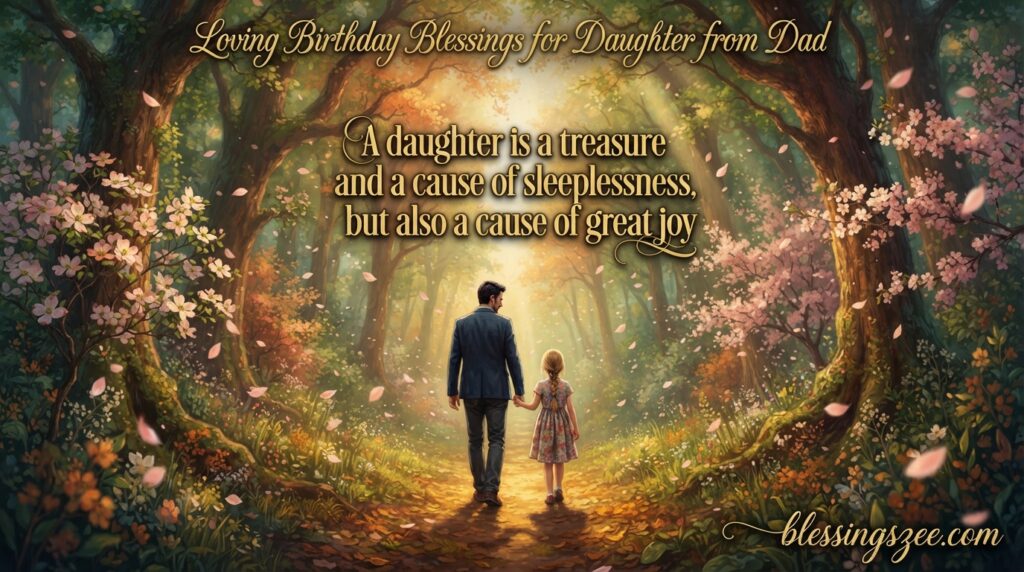 Loving Birthday Blessings for Daughter from Dad