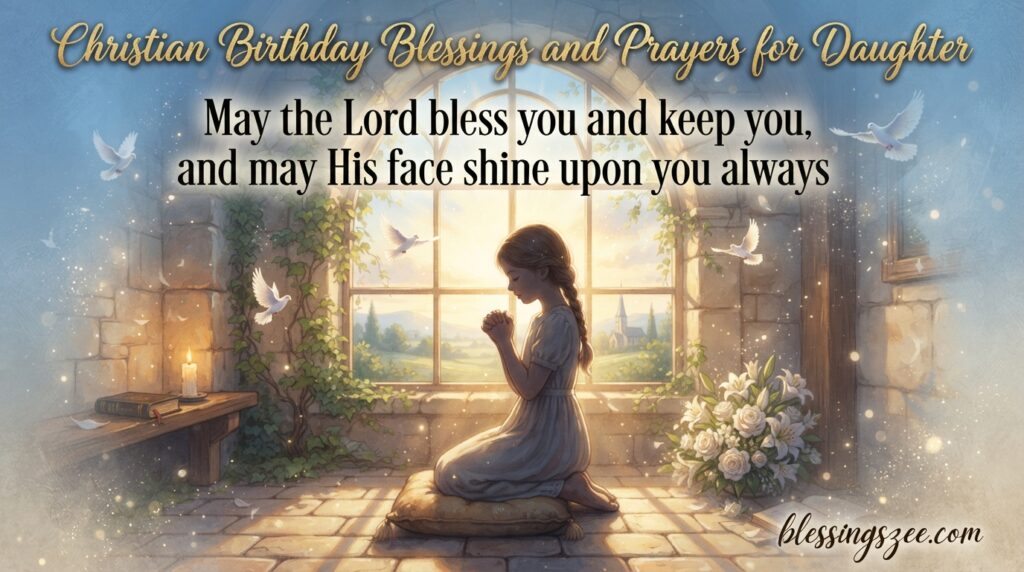 Christian Birthday Blessings and Prayers for Daughter
