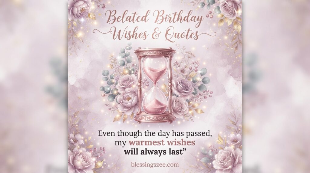 Belated Birthday Wishes & Quotes