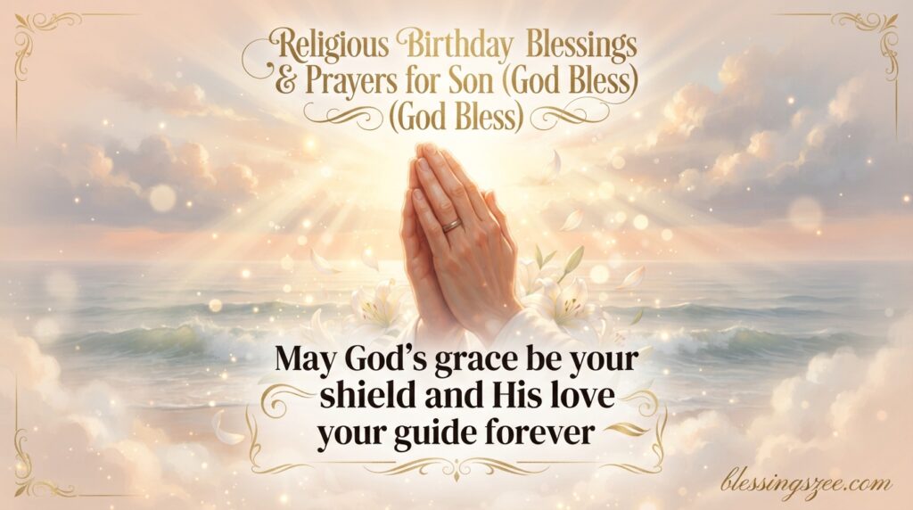 Religious Birthday Blessings & Prayers for Son (God Bless)
