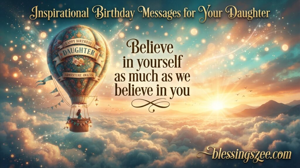 Inspirational Birthday Messages for Your Daughter