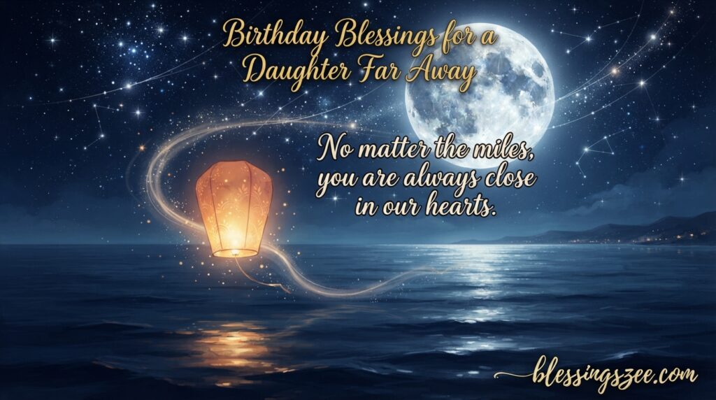 Birthday Blessings for a Daughter Far Away