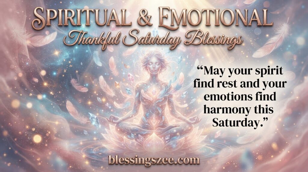 Spiritual & Emotional Thankful Saturday Blessings