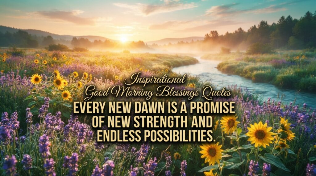 Inspirational Good Morning Blessings Quotes