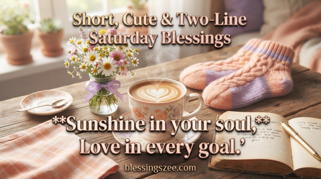 Short, Cute & Two-Line Saturday Blessings