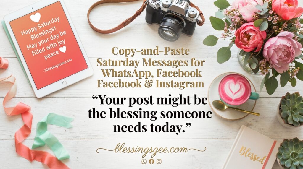 Copy-and-Paste Saturday Messages for WhatsApp, Facebook & Instagram