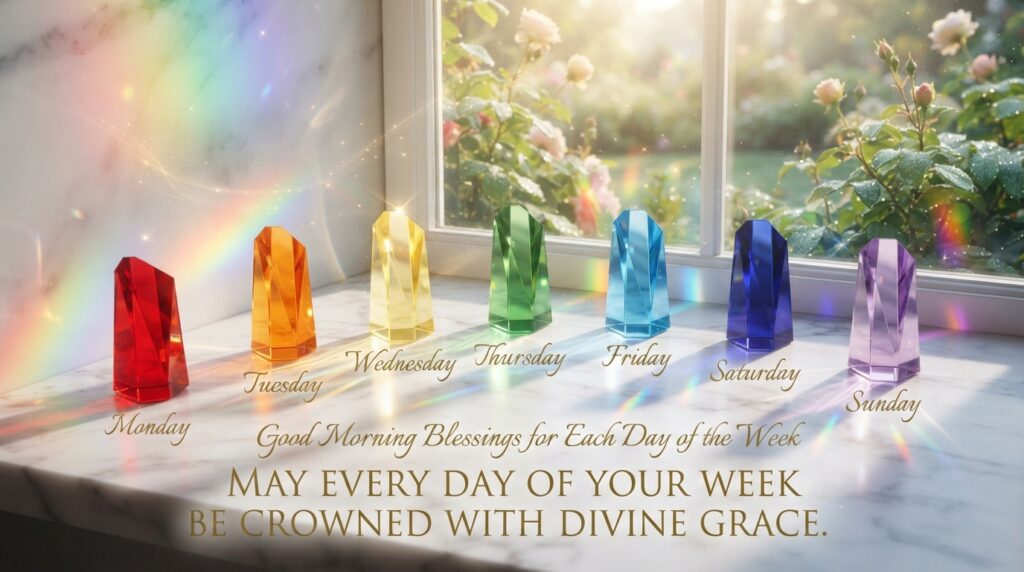 Good Morning Blessings for Each Day of the Week