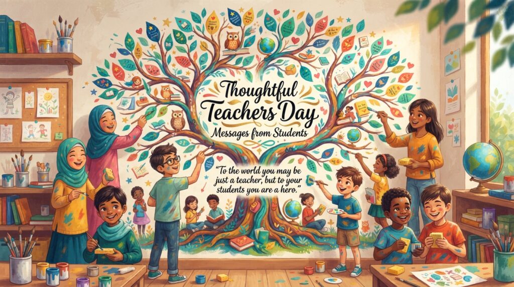 Thoughtful Teachers Day Messages from Students