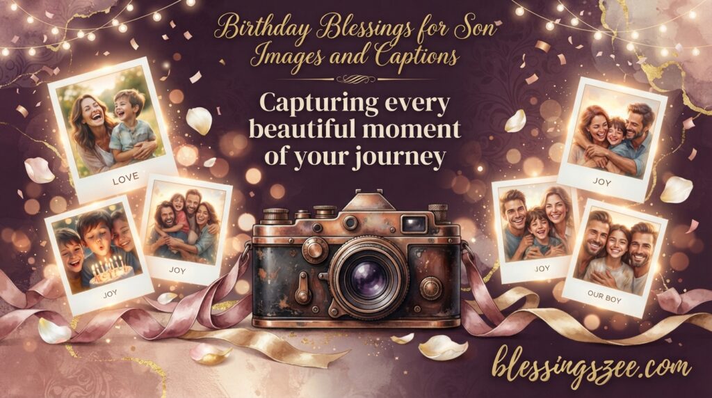Birthday Blessings for Son Images and Captions