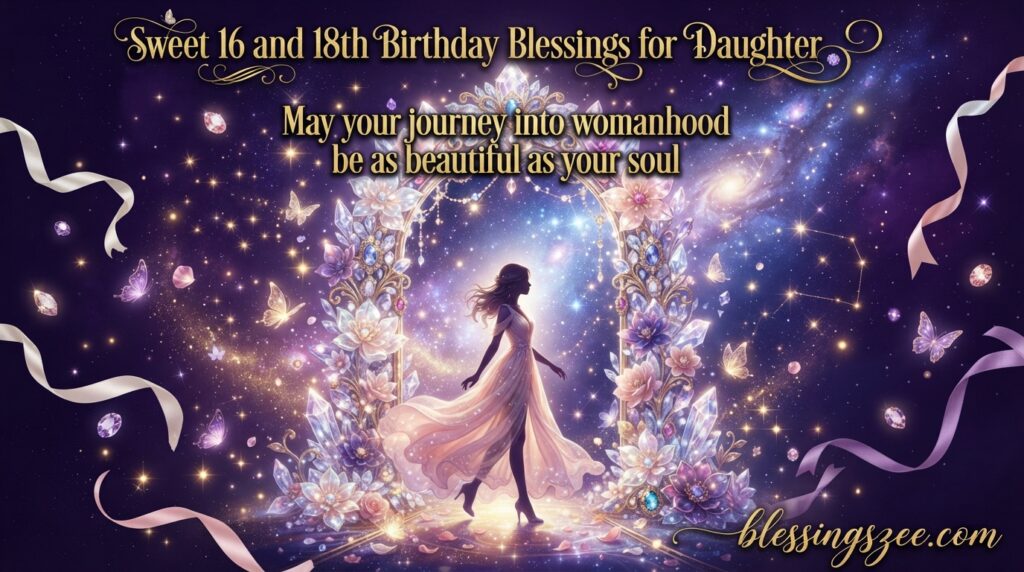 Sweet 16 and 18th Birthday Blessings for Daughter