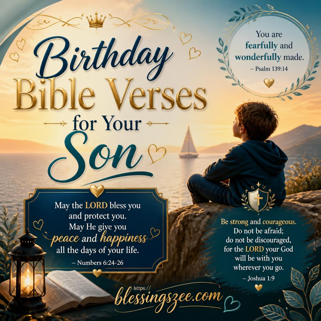 Birthday Bible Verses for Your Son