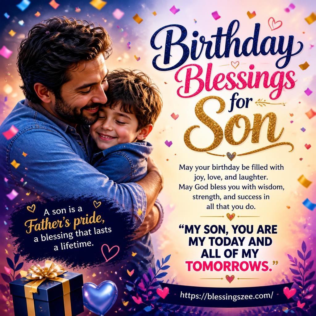 Birthday Blessings for Son
