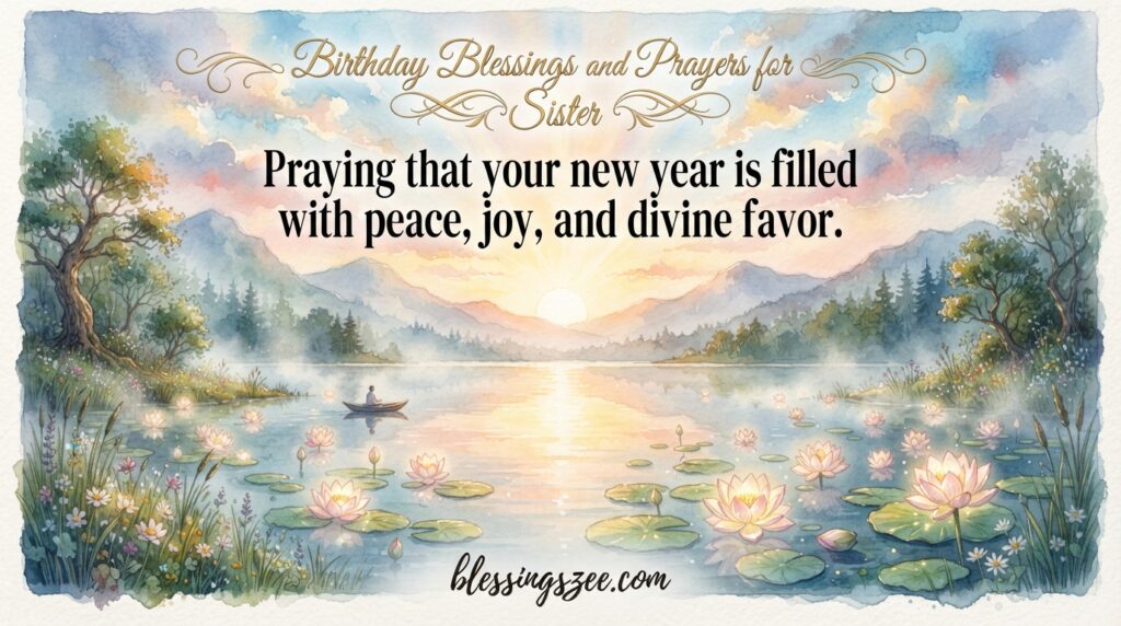 Birthday Blessings and Prayers for Sister