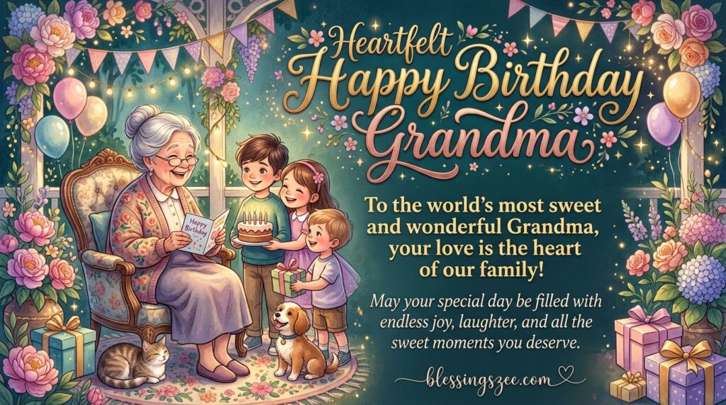 Heartfelt Happy Birthday Grandma
