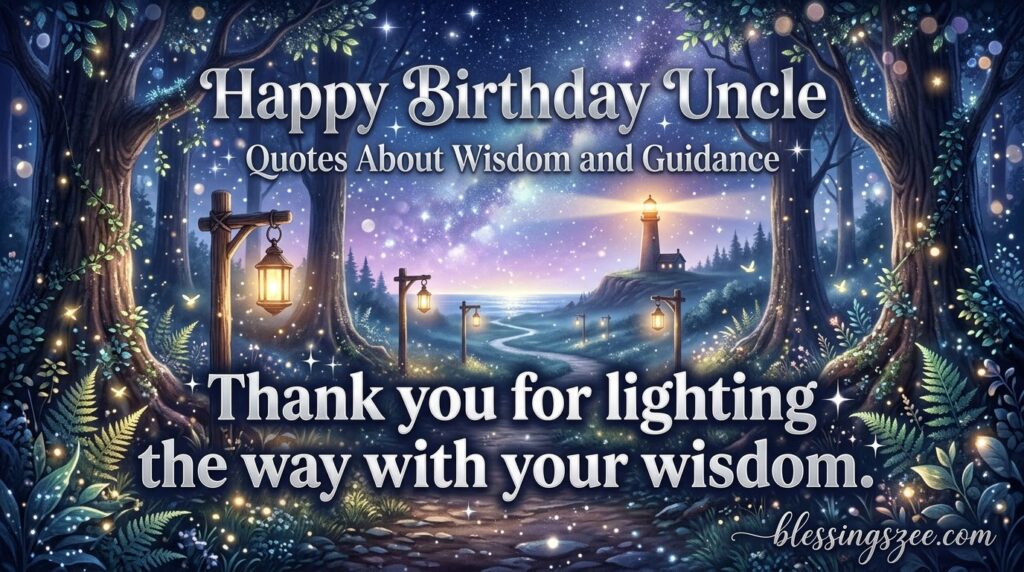 Happy Birthday Uncle Quotes About Wisdom and Guidance