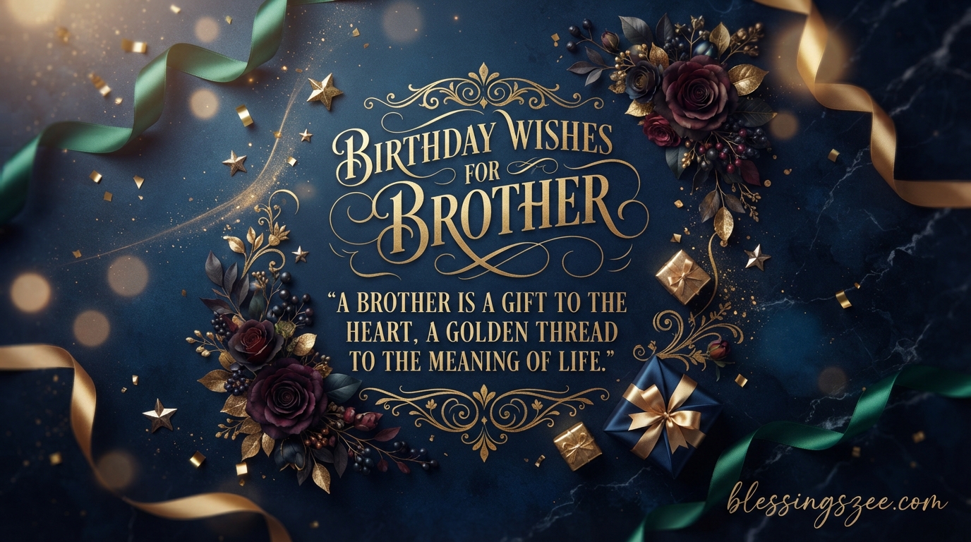 Birthday Wishes for Brother