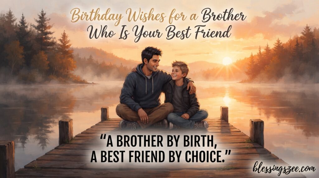 Birthday Wishes for a Brother Who Is Your Best Friend