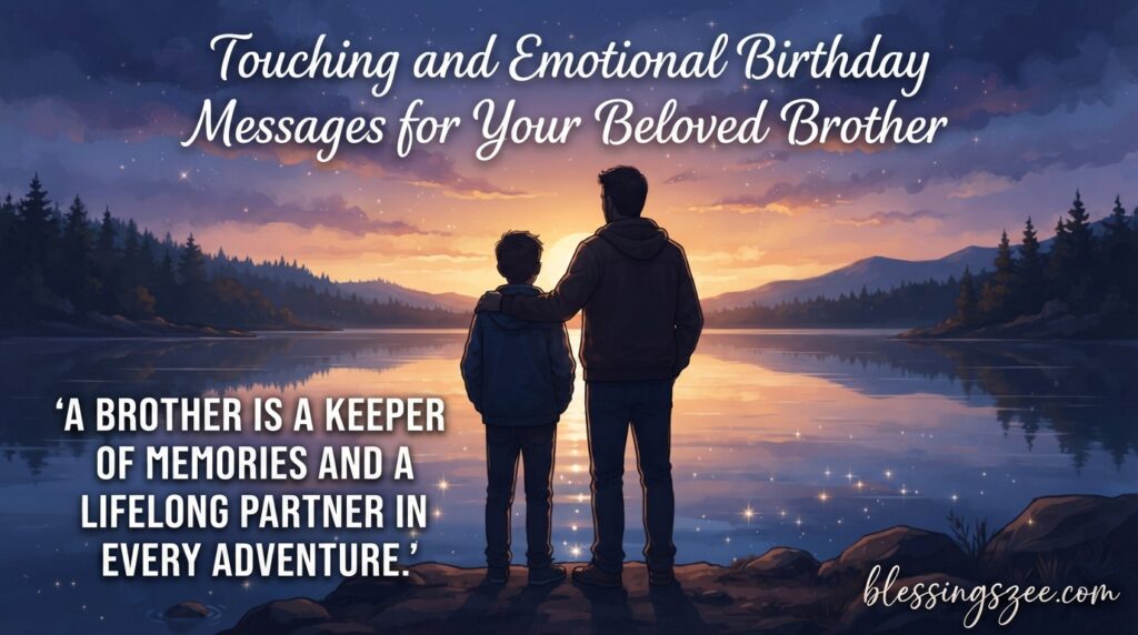 Touching and Emotional Birthday Messages for Your Beloved Brother