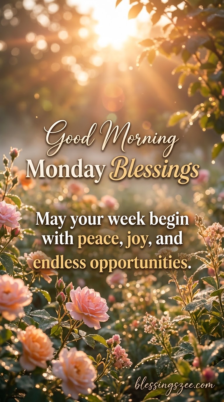 Good Morning Monday Blessings