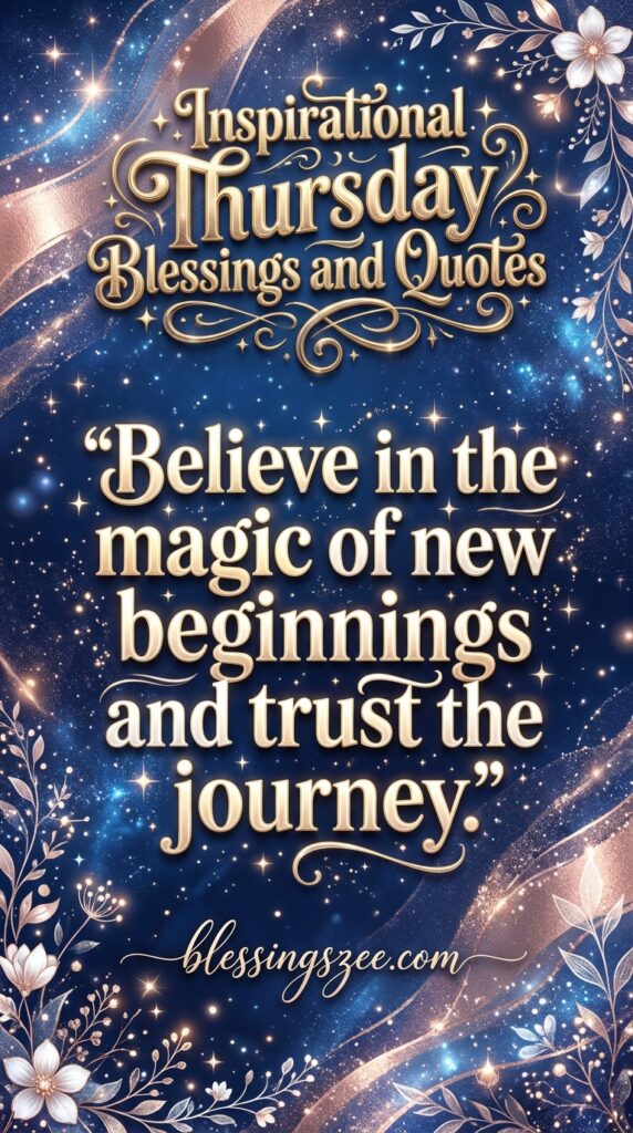 Inspirational Thursday Blessings and Quotes