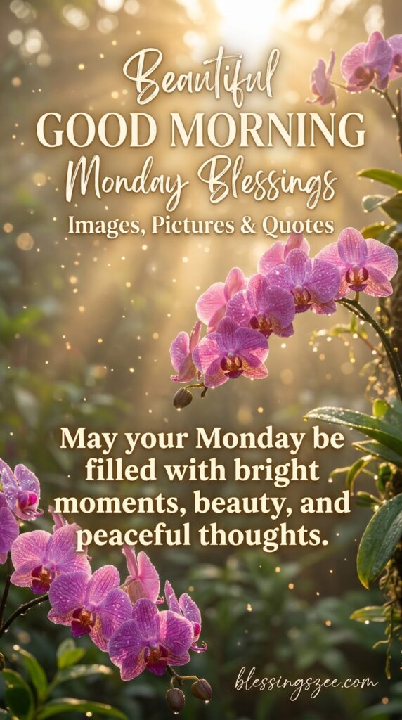 Beautiful Good Morning Monday Blessings Images, Pictures and Quotes