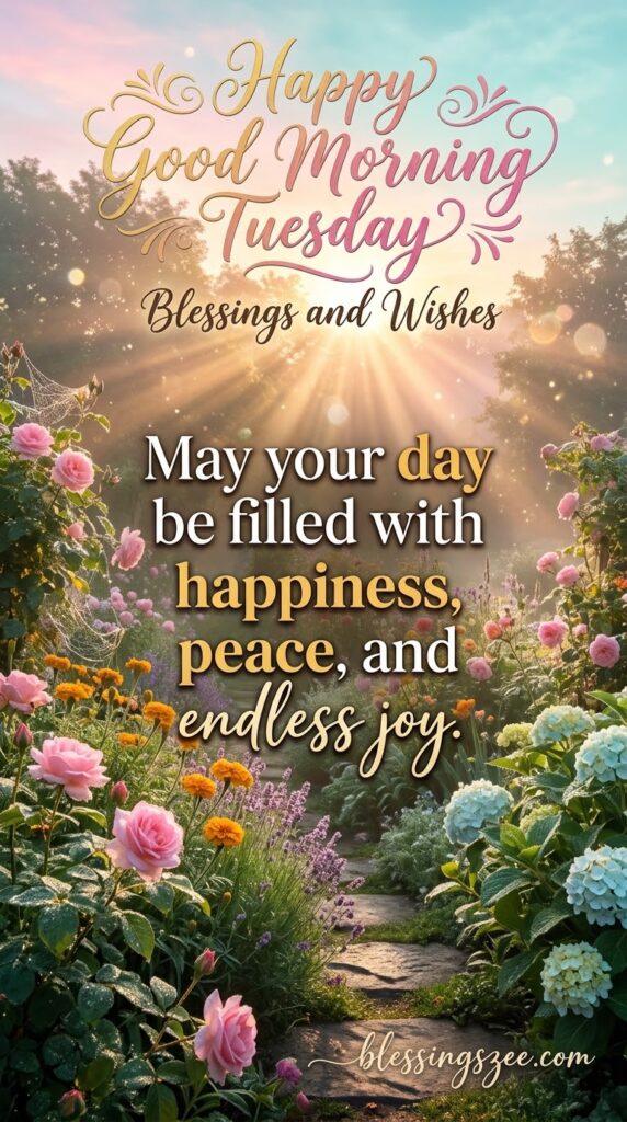 Happy Good Morning Tuesday Blessings and Wishes