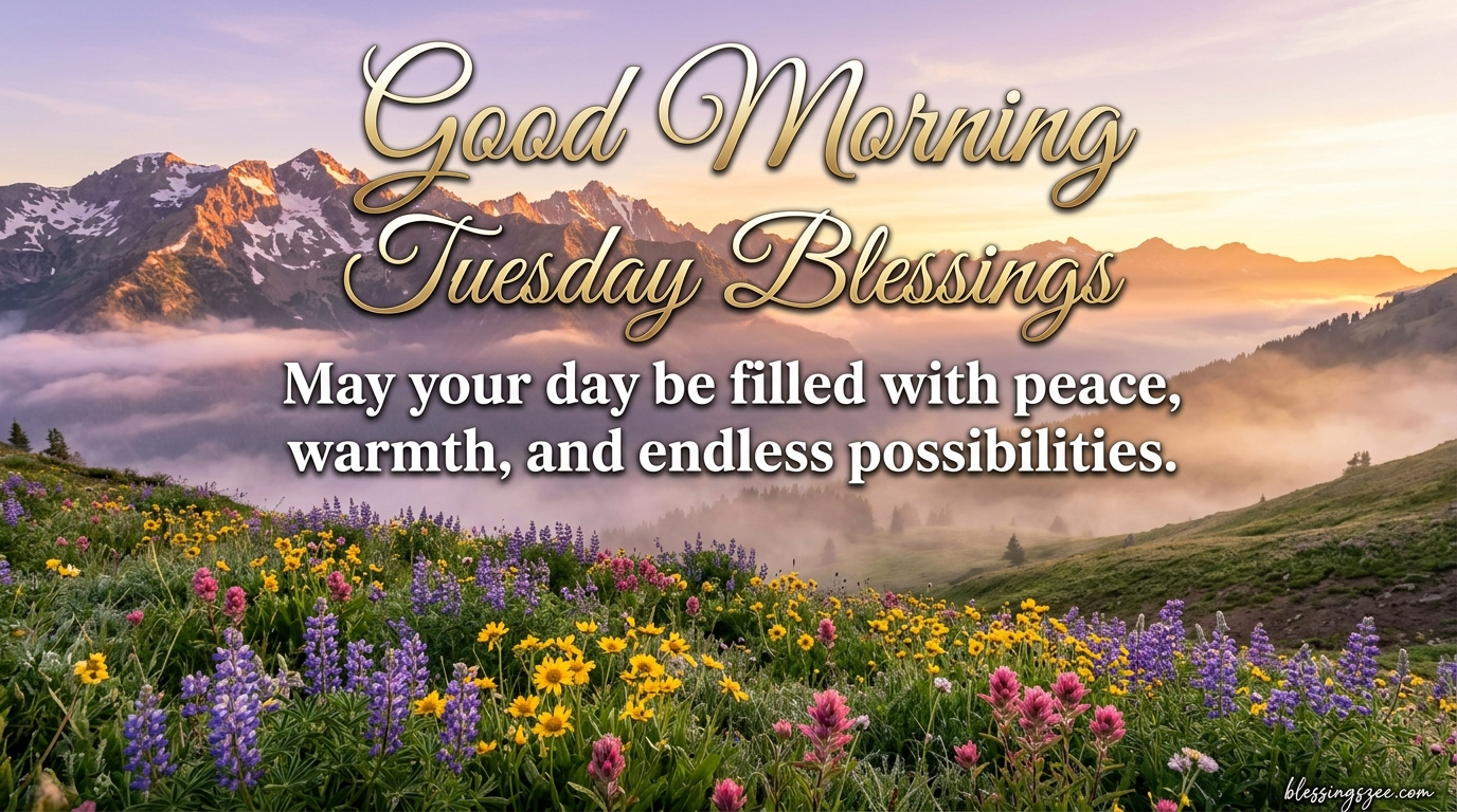 Good Morning Tuesday Blessings