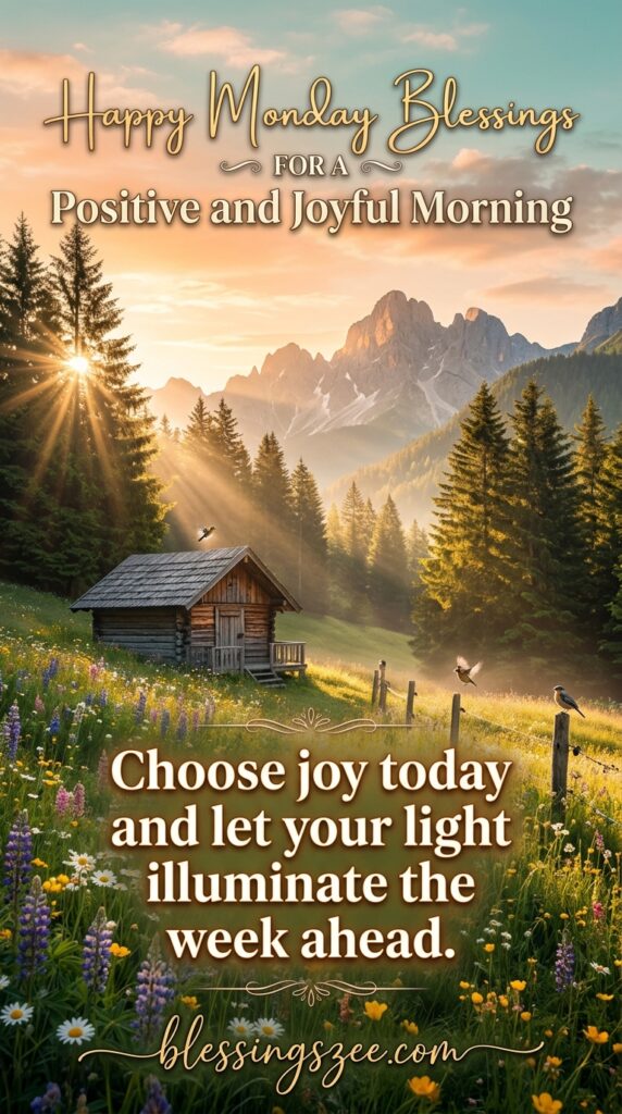 Happy Monday Blessings for a Positive and Joyful Morning