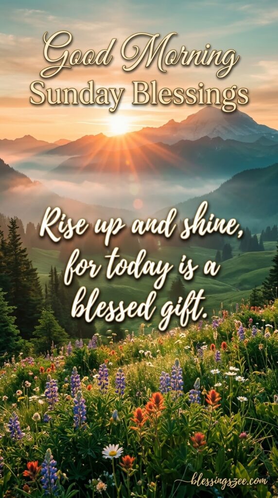 Good Morning Sunday Blessings
