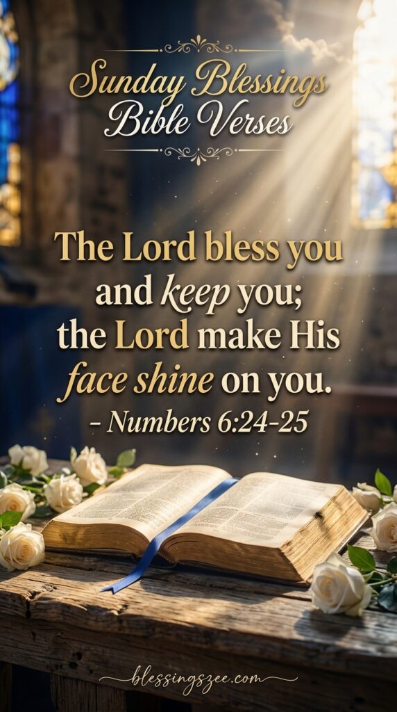 Sunday Blessings Bible Verses