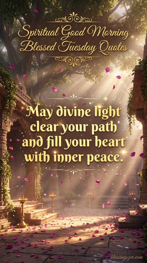 Spiritual Good Morning Blessed Tuesday Quotes