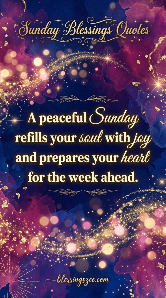 Sunday Blessings Quotes