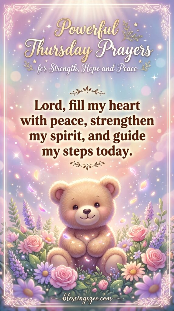 Powerful Thursday Prayers for Strength, Hope and Peace